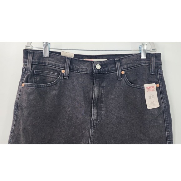 NEW NWT Signature Levis Stratus High Rise Kick Boot Black Wash 12 - Picture 3 of 7